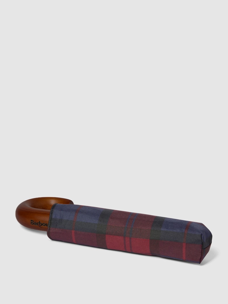 Regenschirm mit Tartan-Muster in rot