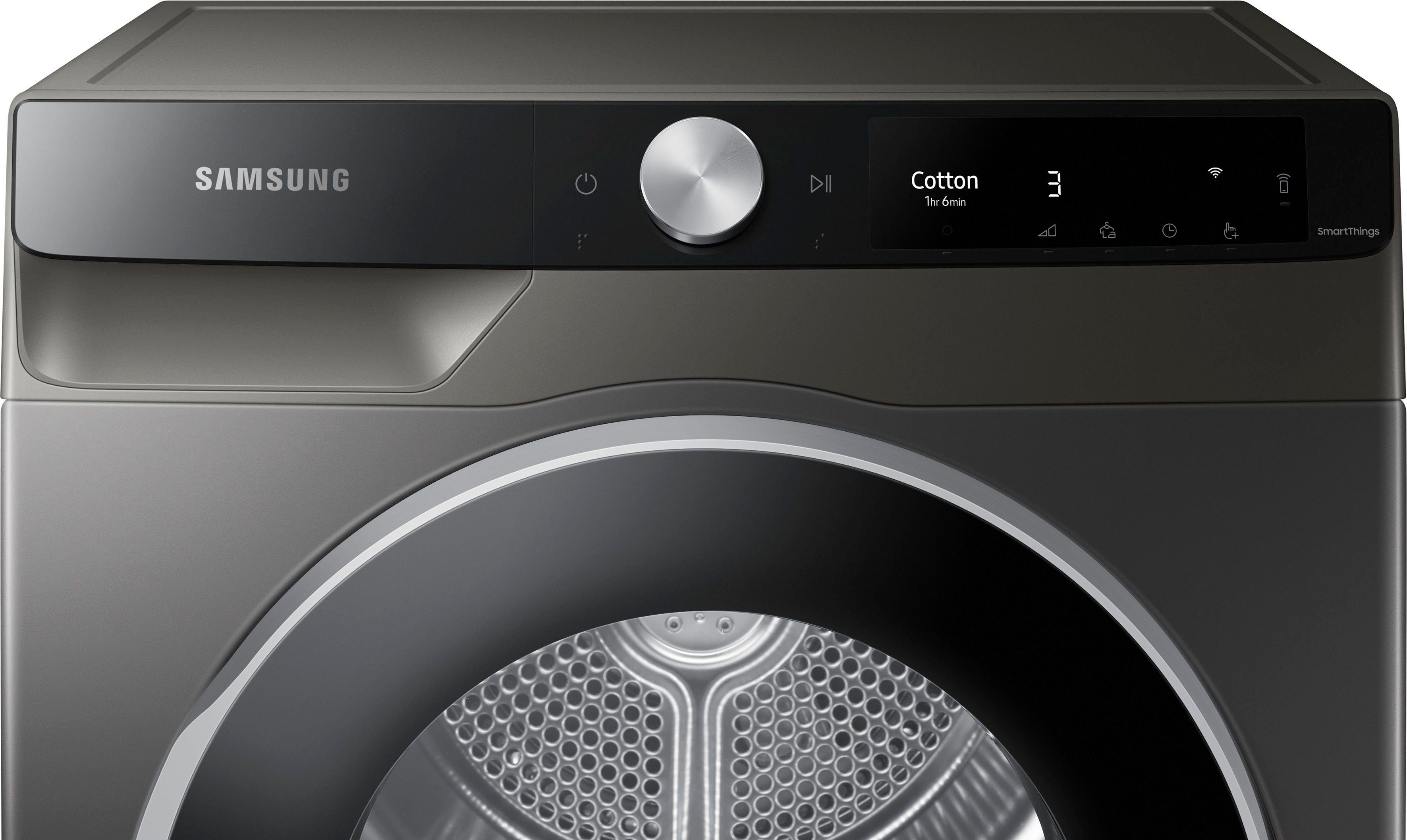 Samsung Wärmepumpentrockner DV80T6220LX/S2, 8 kg, Knitterschutz