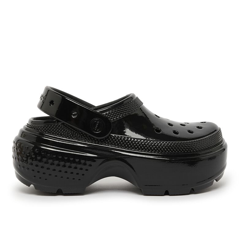 Crocs Stomp High Shine Clog black