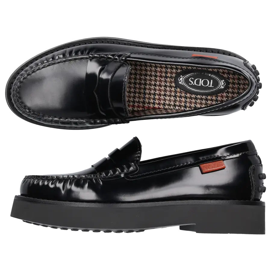 Tod's - Loafer LEATHER Kalbsleder - schwarz