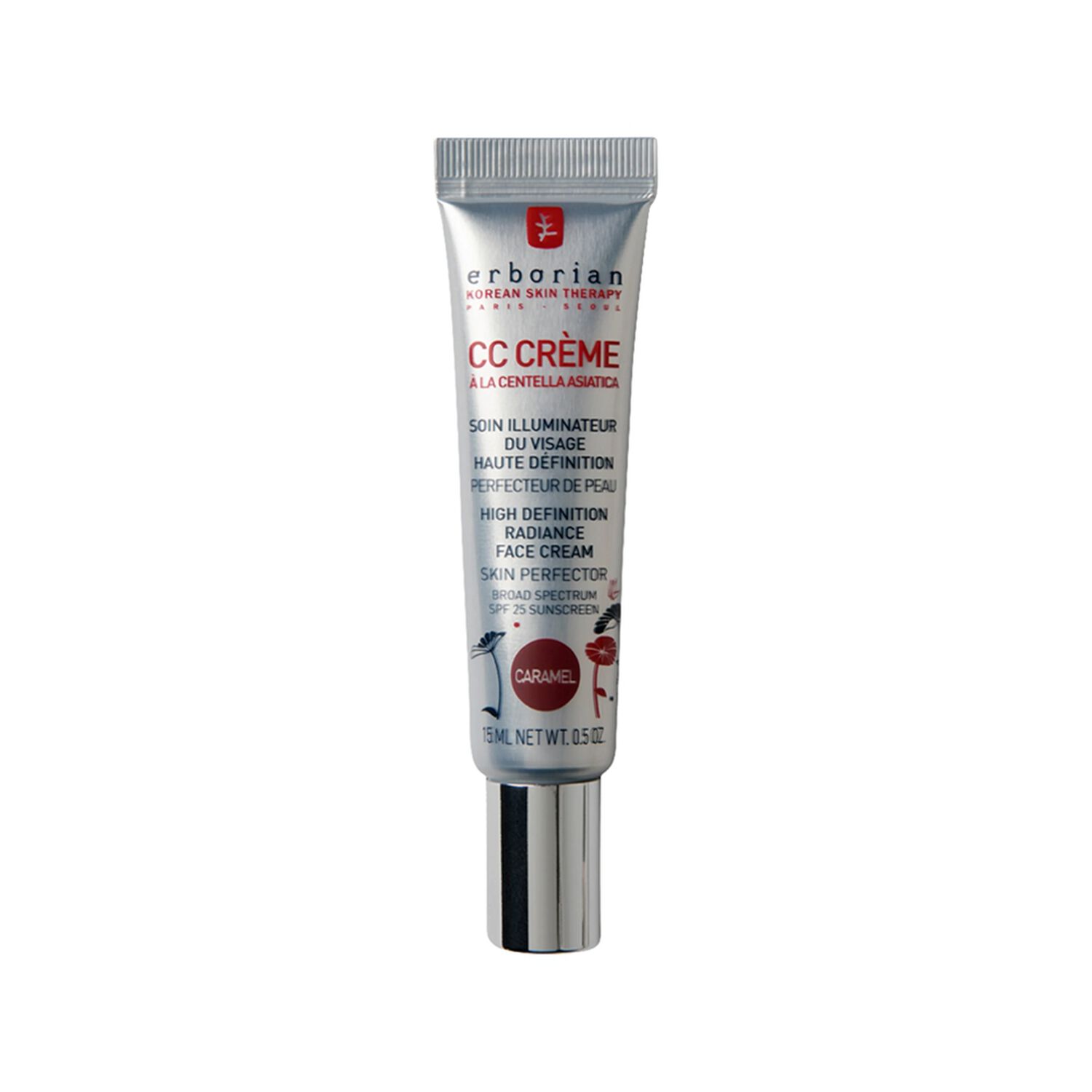Erborian CC Crème à la Centella Asiatica Soin Illuminateur du Visage SPF25 15ml