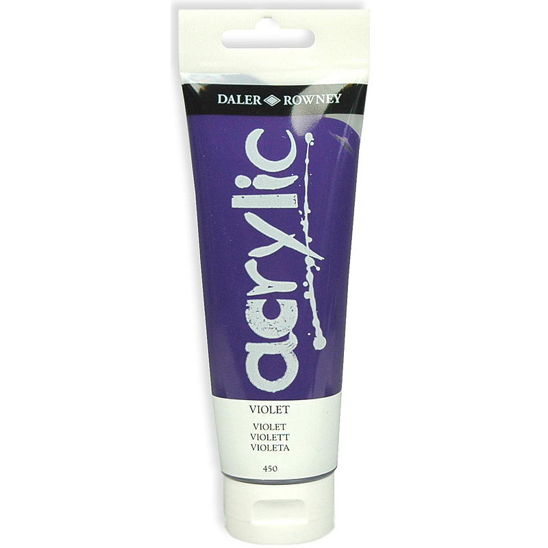 Dealer & Rowney Akrylmaling 120 ml, fiolett