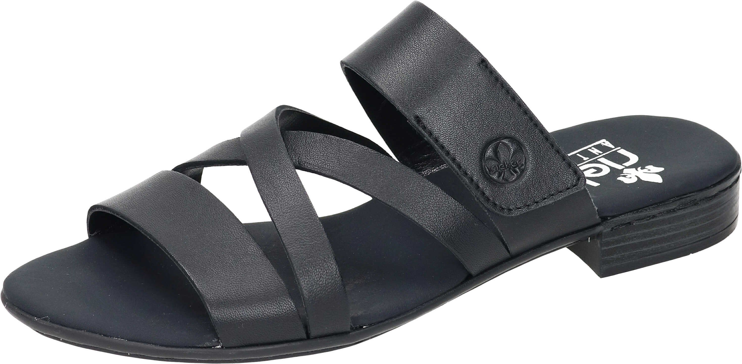 Rieker Pantoletten Pantolette aus echtem Leder