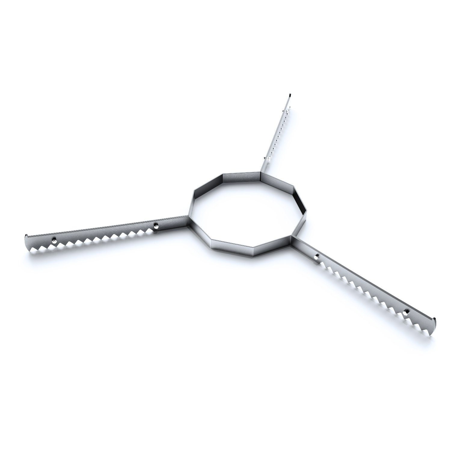 tuning-art Grillplatte AL01-80 Auflageleiste Abstandshalter Auflageeisen für 80er Grillring