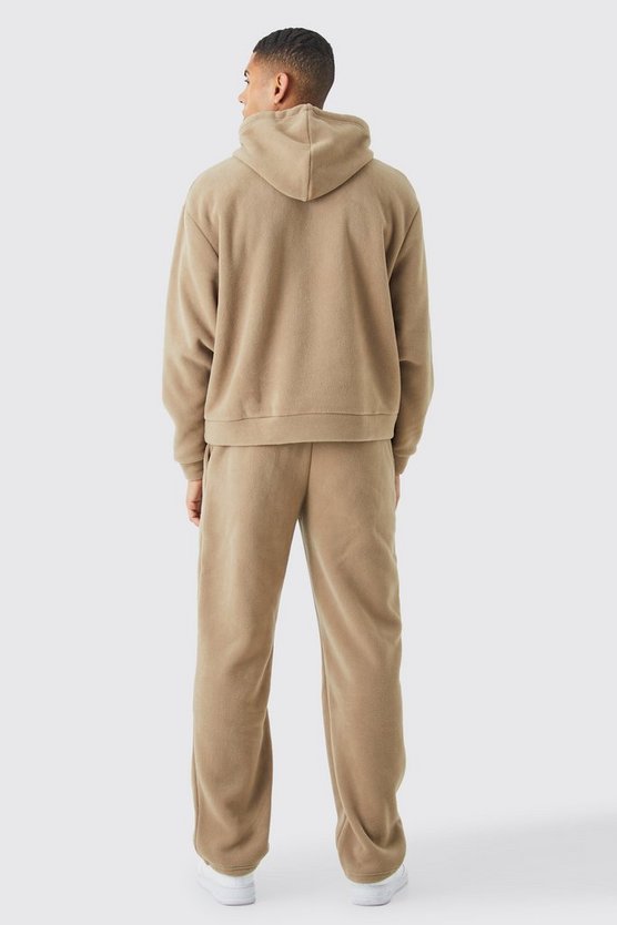 Lockere Microfleece-Jogginghose