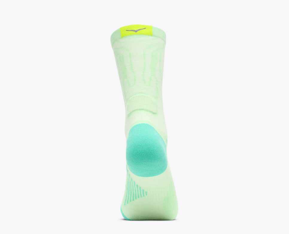 Clifton Crew Run Sock Mint Fluorite