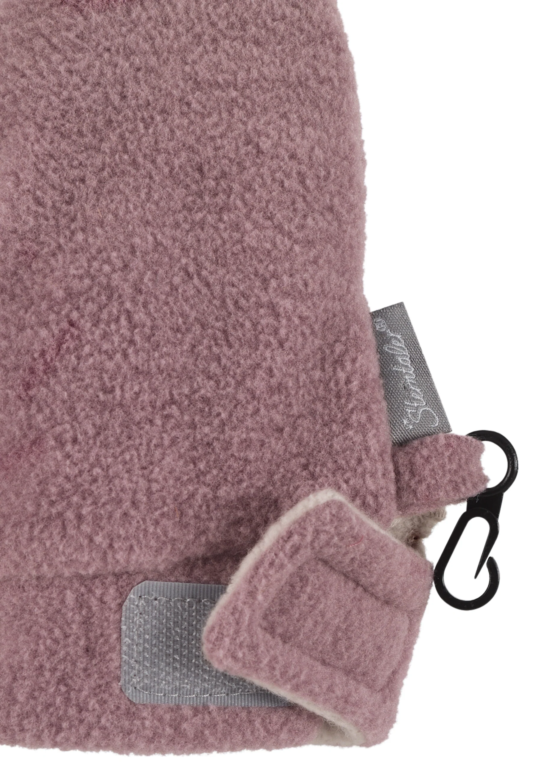 Fäustlinge mit Daumen, Microfleece melange (recycelt)