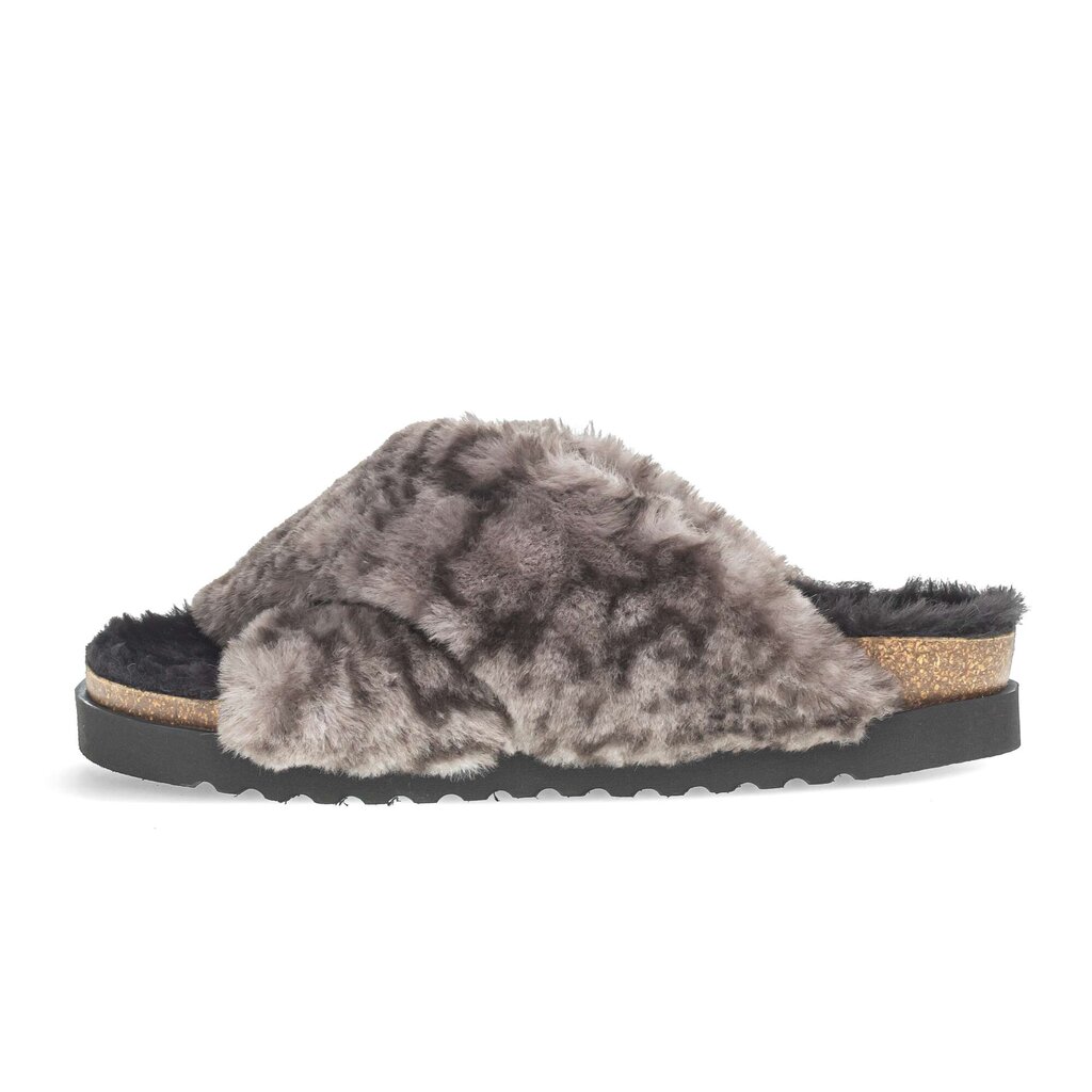 Gabor fashion Plüschhausschuh grau