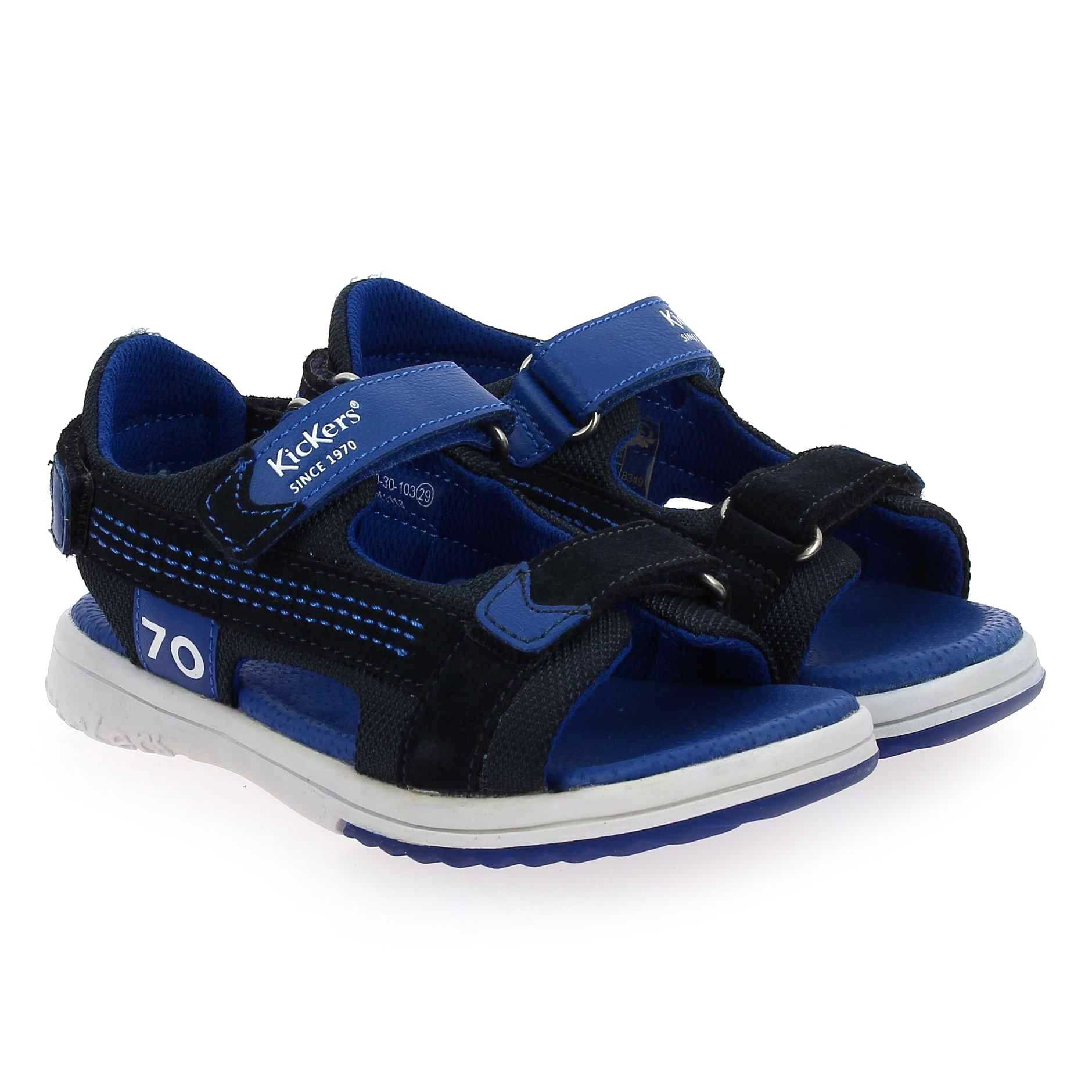 Kickers  PLANE - Marine Bleu