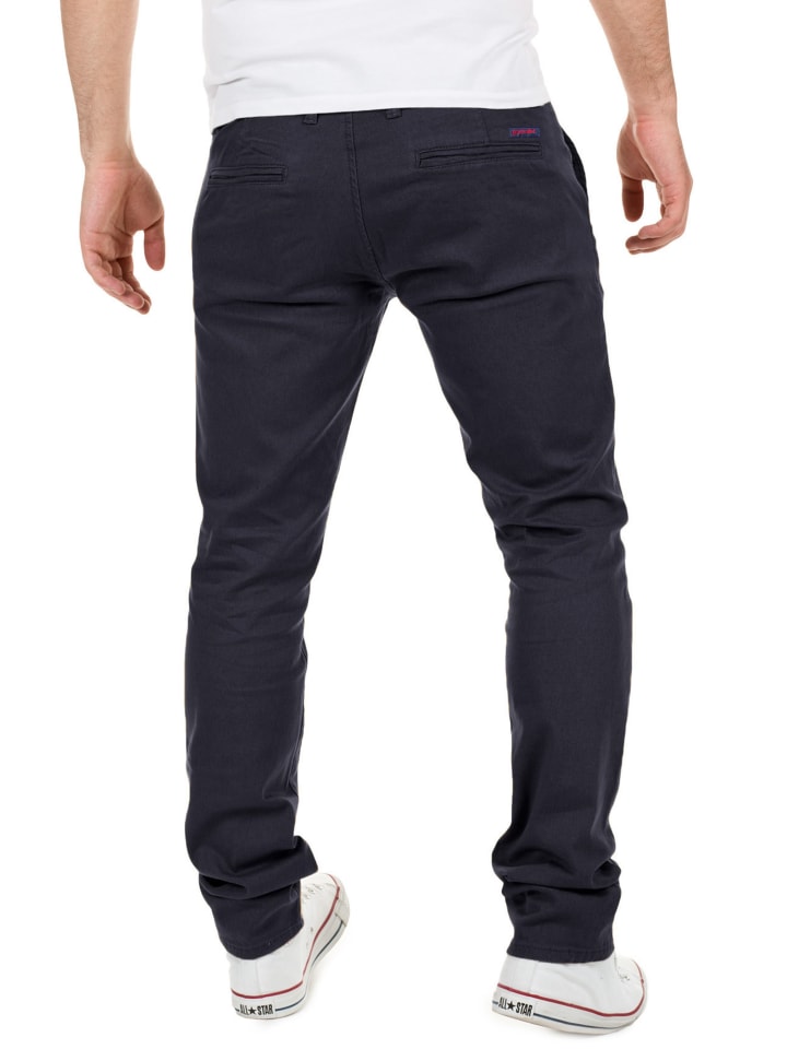 Yazubi Chinohose Dustin in Navy günstig kaufen