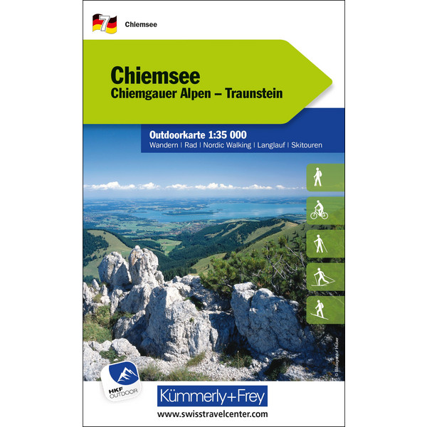 CHIEMSEE NR. 07 OUTDOORKARTE DEUTSCHLAND 1:35 000 - Wanderkarte