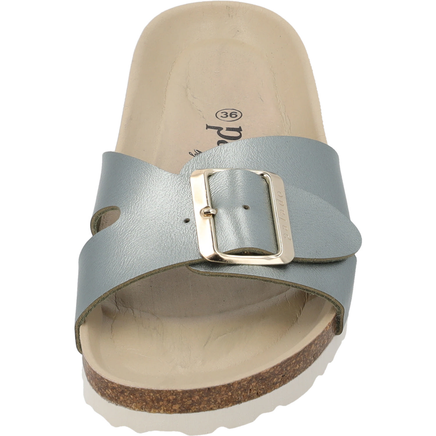 Palado Tinos BEGS by Sila Sahin, Pantoletten, Damen, Olive Metallic