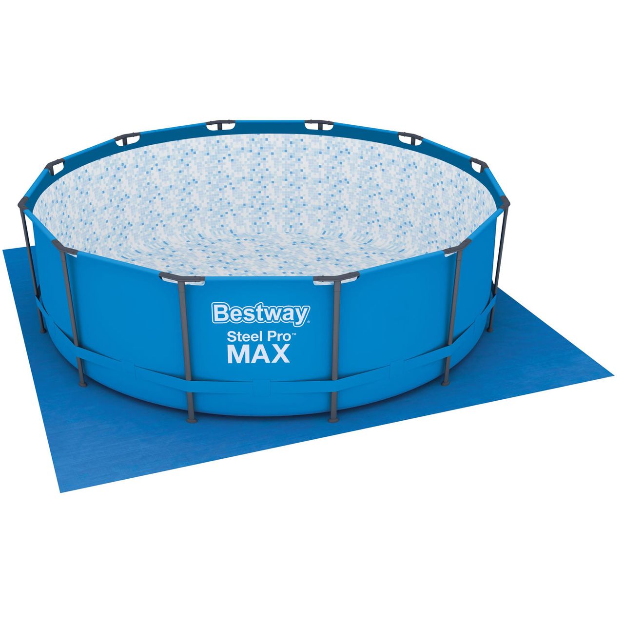 Bestway Unterlegplane Blau 396x396cm