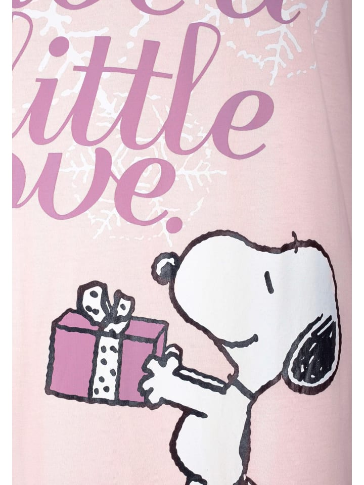 Peanuts Sleepshirt in rosa günstig kaufen