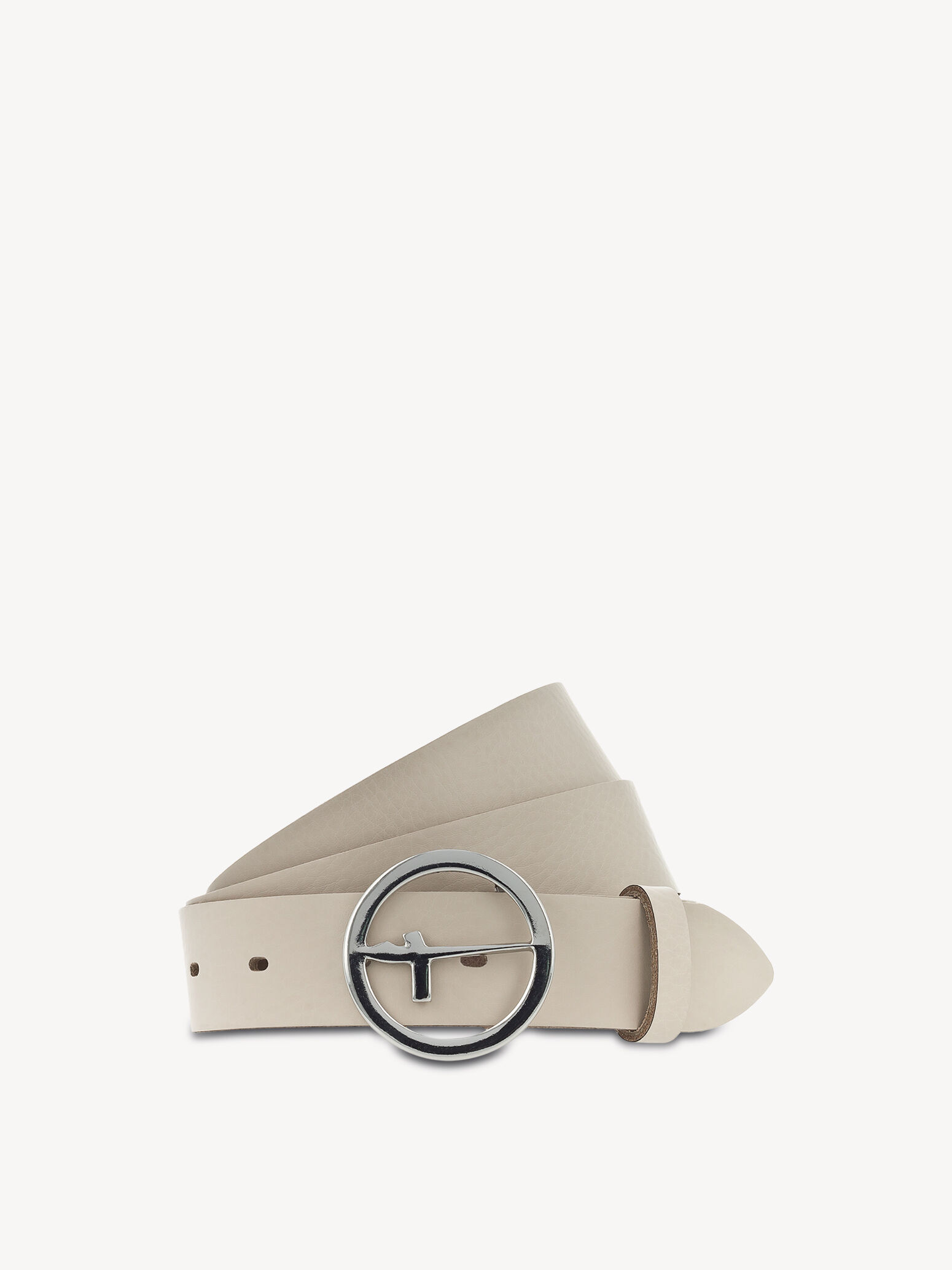 Ceinture en cuir - beige