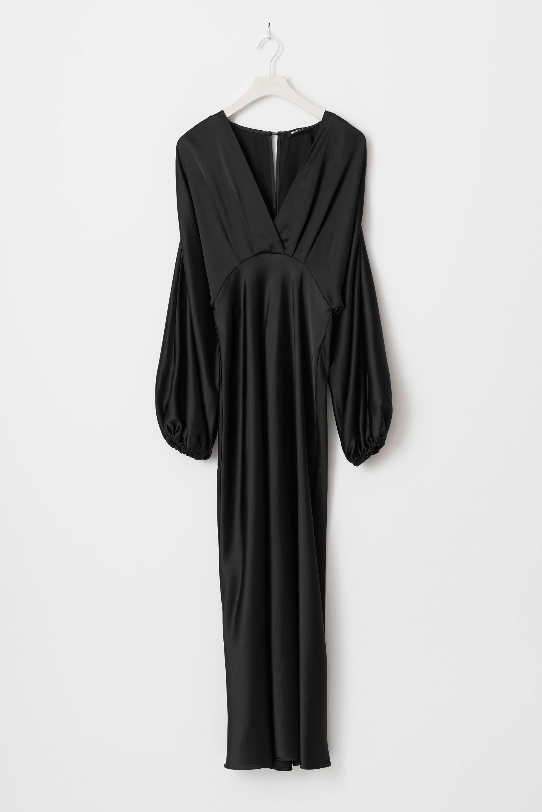 Satin midaxi dress