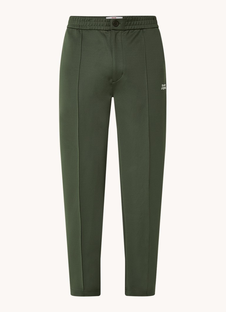 The New Originals Workman straight fit track pants with logo embroidery and side pockets