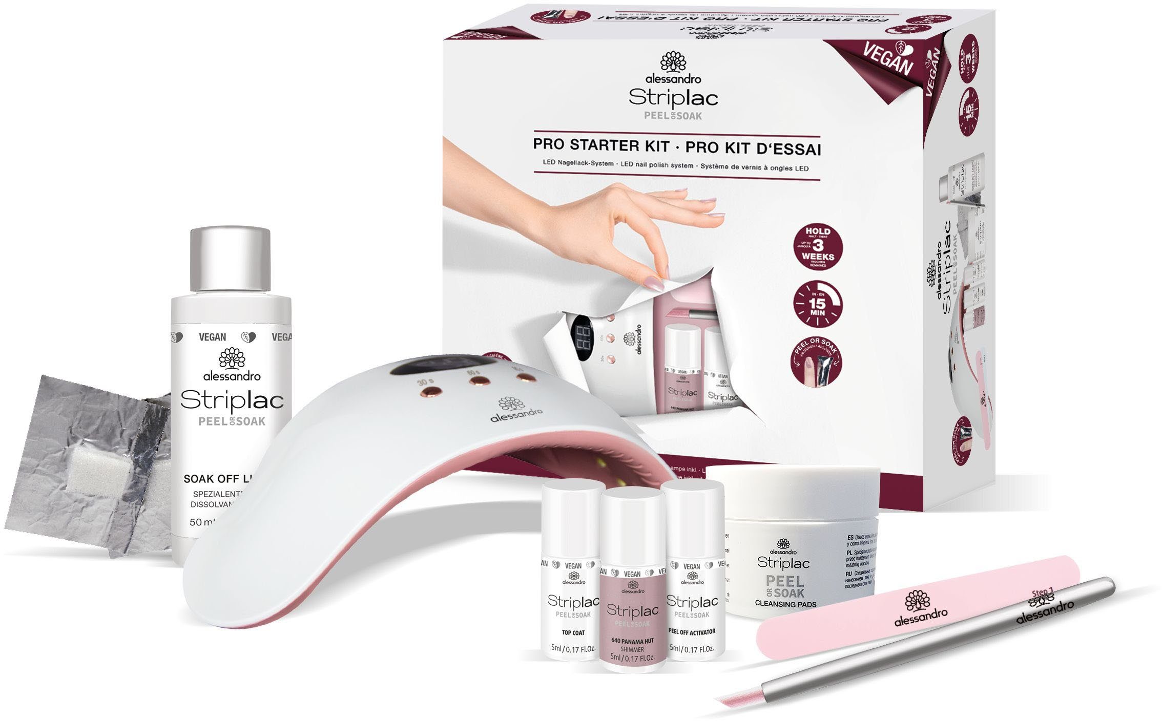 alessandro international UV-Nagellack-Set, 9-tlg.