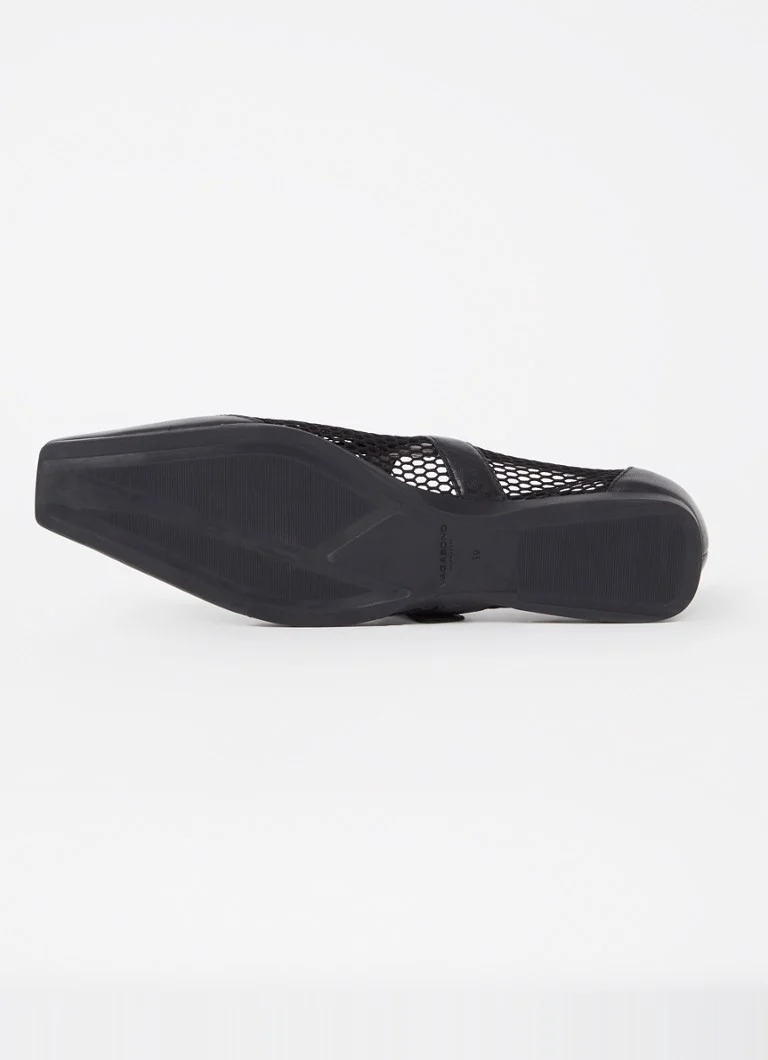 Ballerina Wioletta in rete con dettagli in pelle di Vagabond Shoemakers