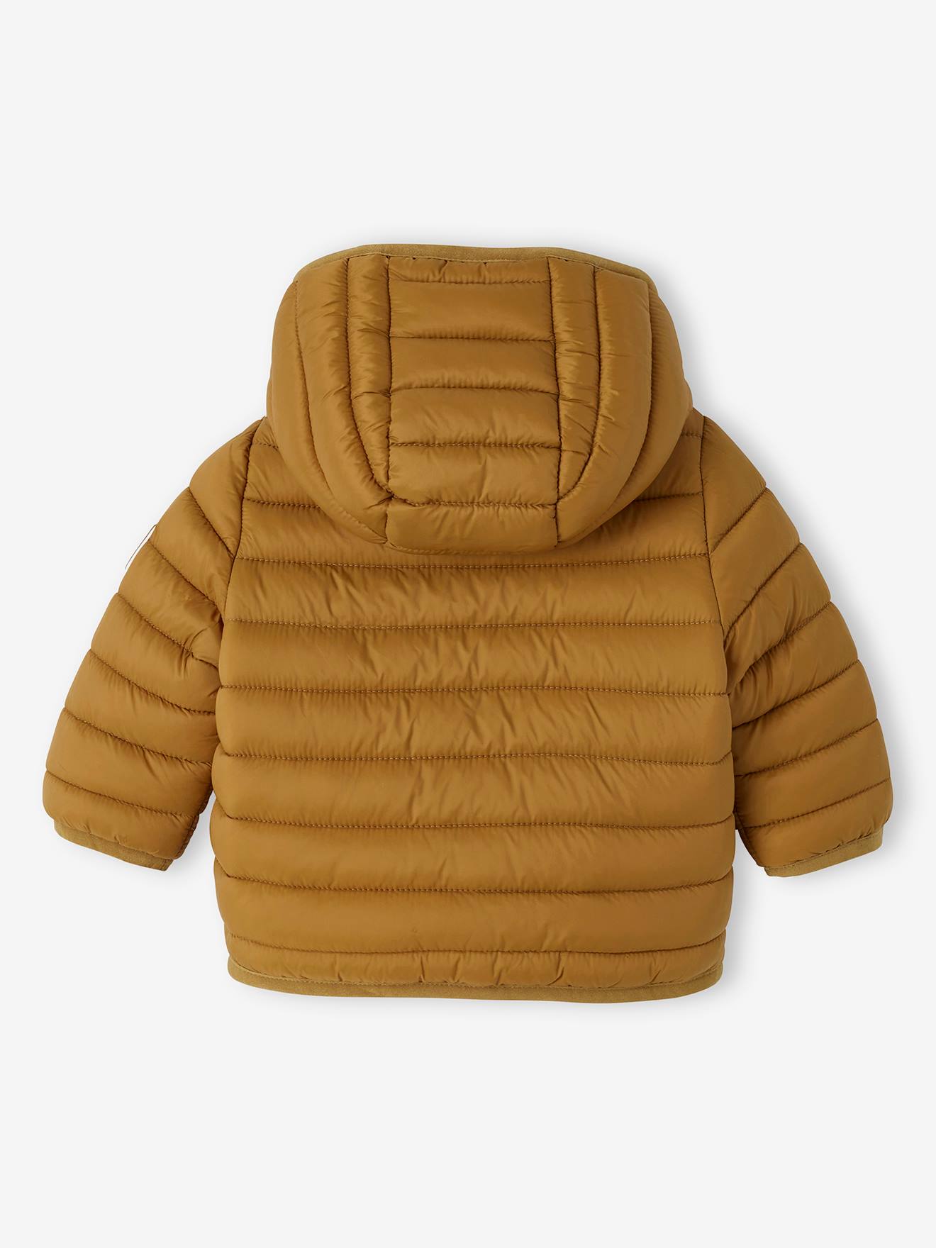 Doudoune light bébé à capuche tomette