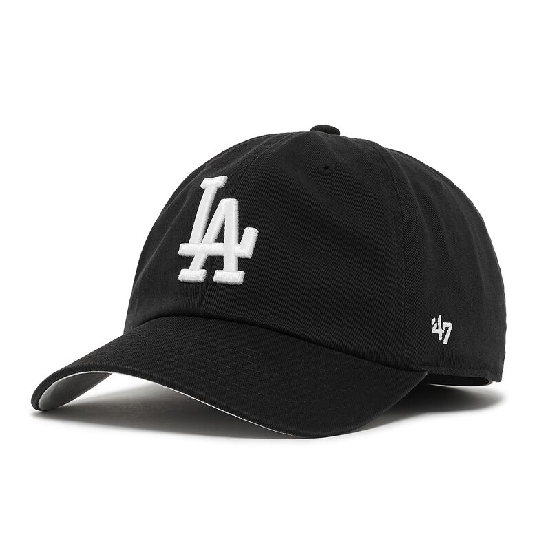 47 Brand MLB L.A. Dodgers Cooperstown Double Under 47 Clean Up Black