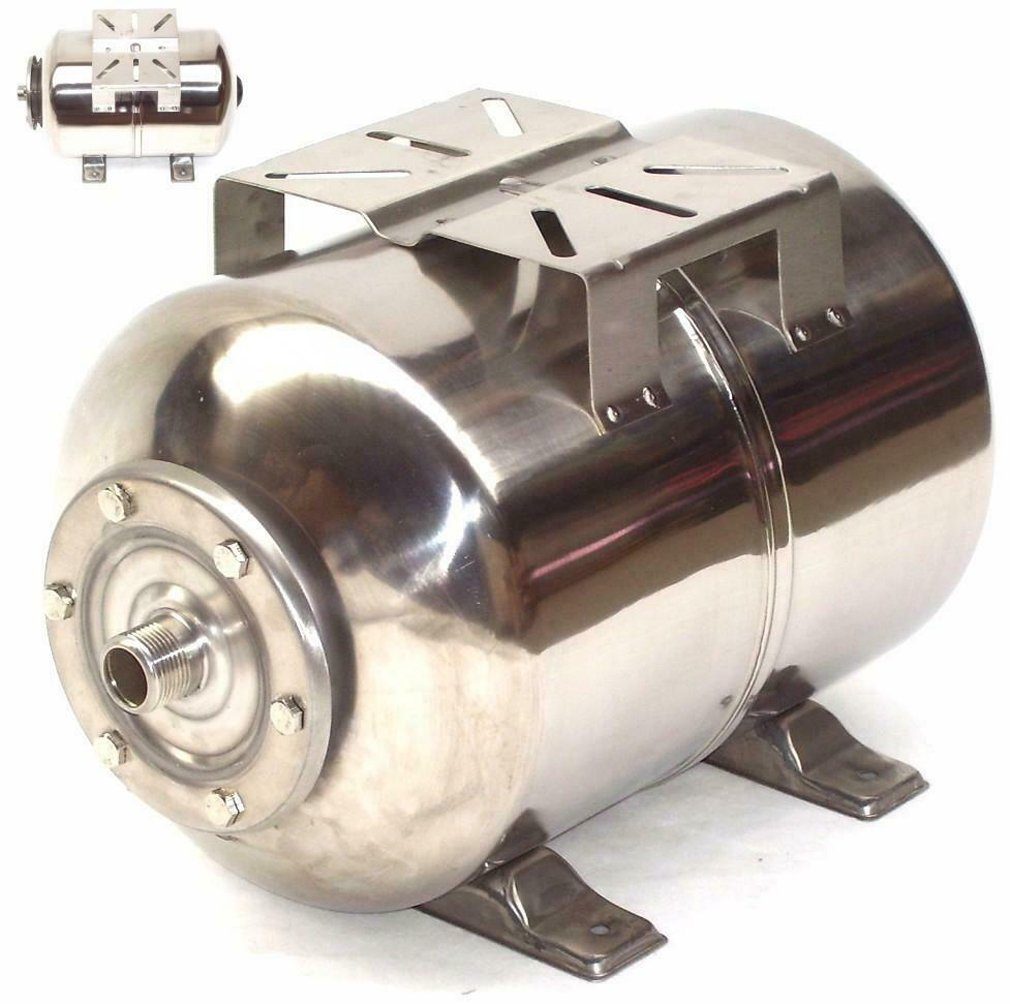 Apex Wasserkessel VA Edelstahl Membrankessel 24L Hauswasserwerk Tank 44330 Behälter Druckbehälter