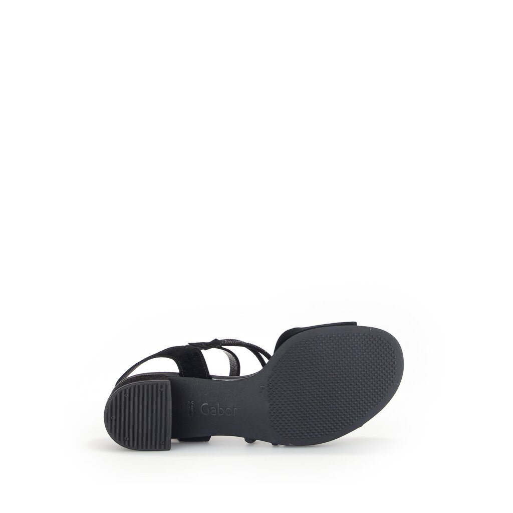 Gabor fashion Riemchensandale schwarz
