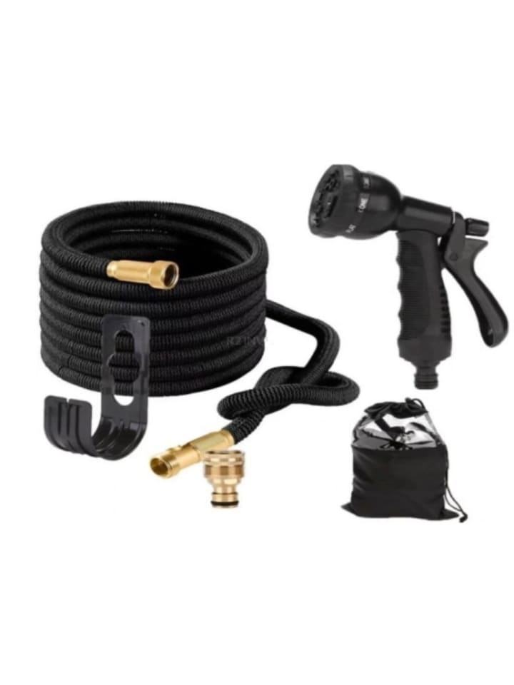 COFI 1453 Gartenschlauch 15m - Gartenschlauch mit Aufhängung und Zubehör in Schwarz günstig kaufen 15 m