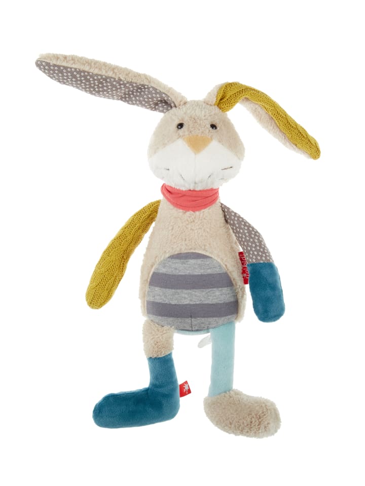 Sigikid Kuscheltier Hase Patchwork Sweety in beige/blau günstig kaufen onesize