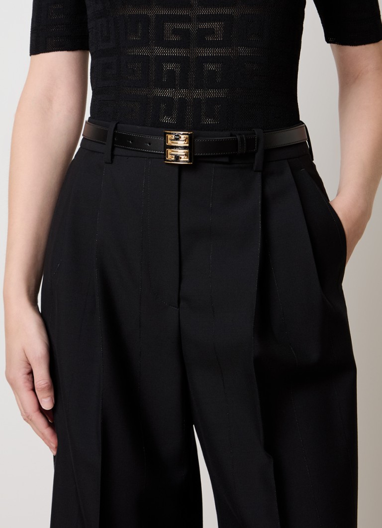 Curea Givenchy 4G din piele de vițel
