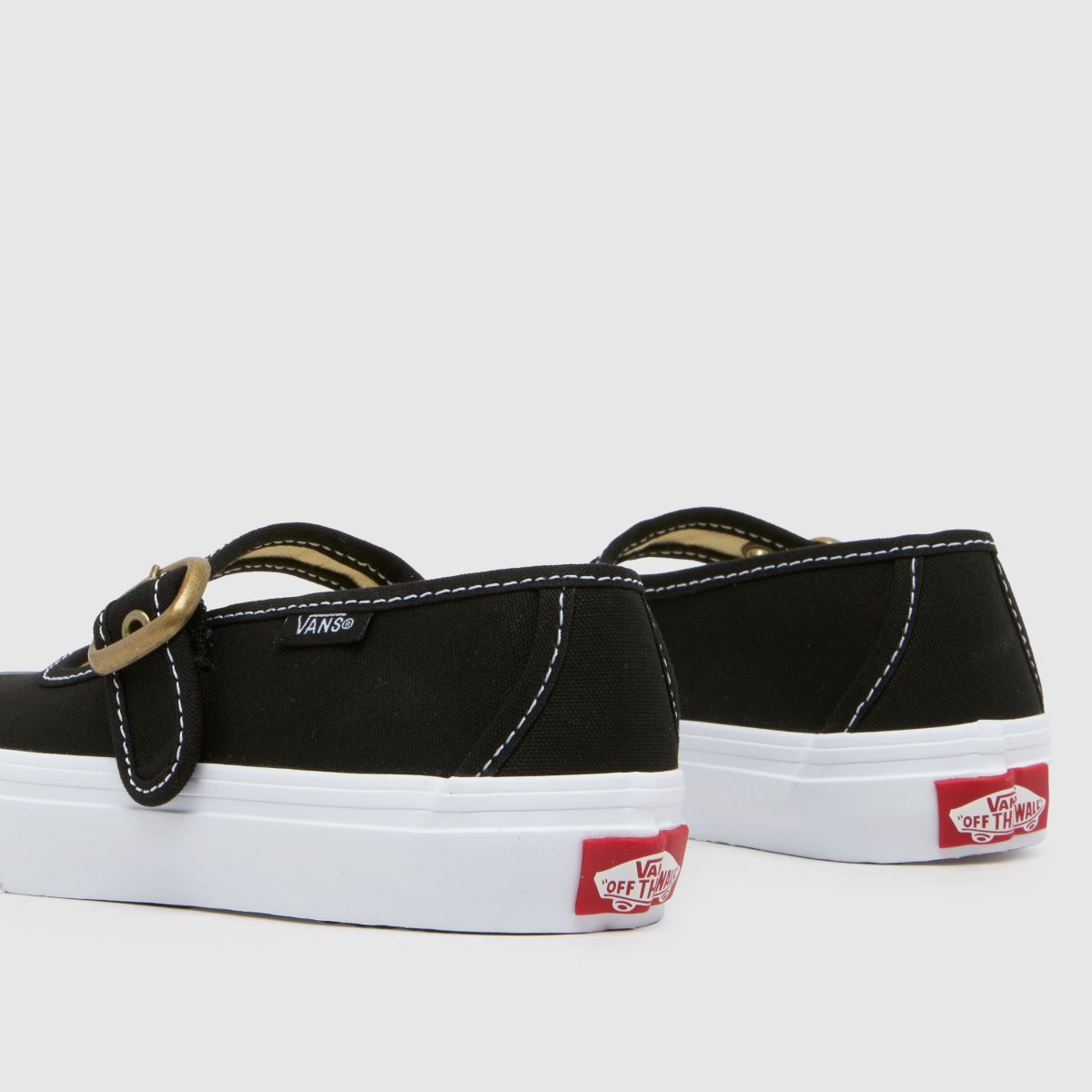 Vans fekete Mary Jane lányka junior cipő