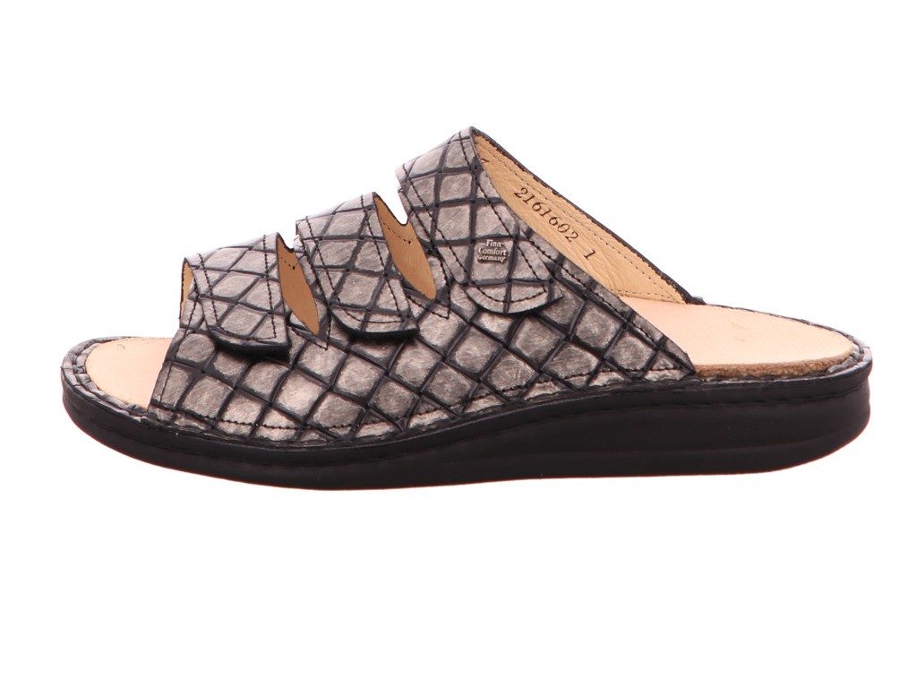 FINN COMFORT Klassische Sandalen silber KORFU