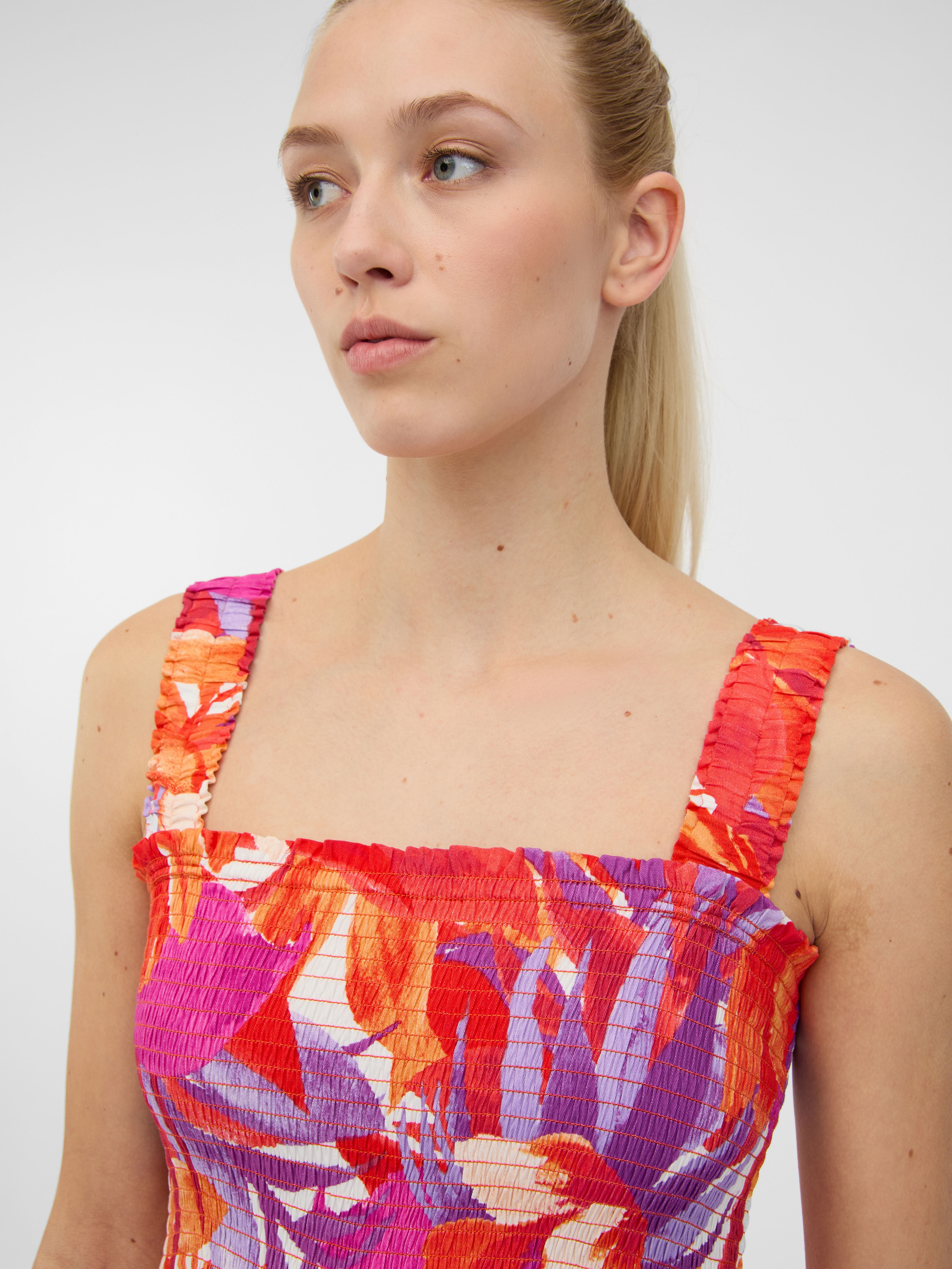 Dunkelrosa Damen Maxikleid ORSAY