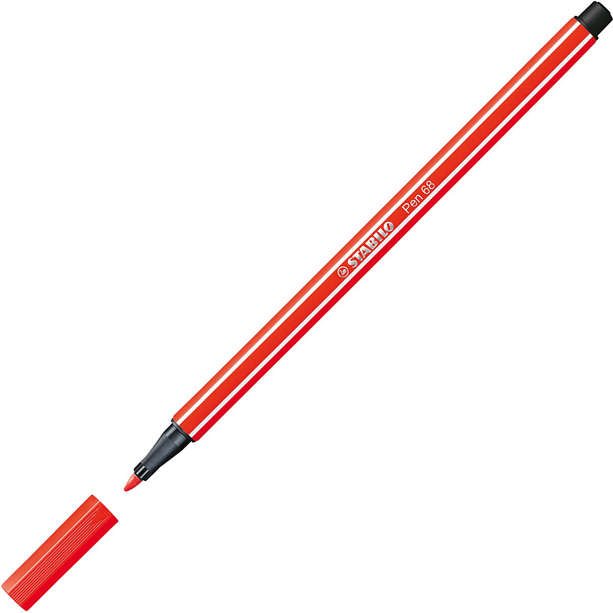 Premium-Filzstifte Pen 68, 20 Farben in Big Pen Box farblich sortiert