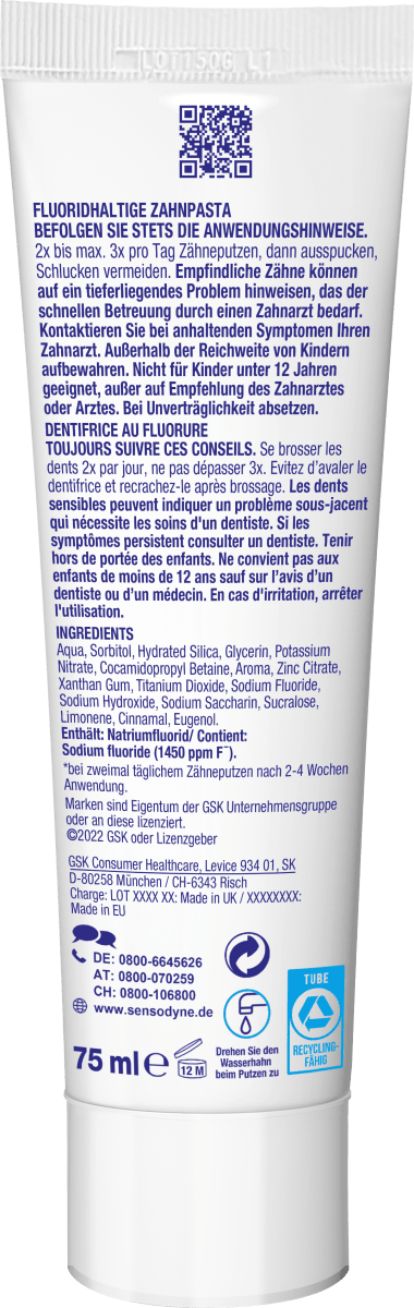Zahnpasta MultiCare Original, 75 ml