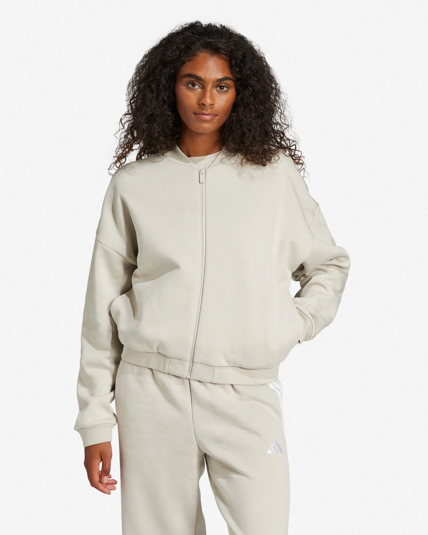 Plyšové tenisky Adidas Essential W JD9972