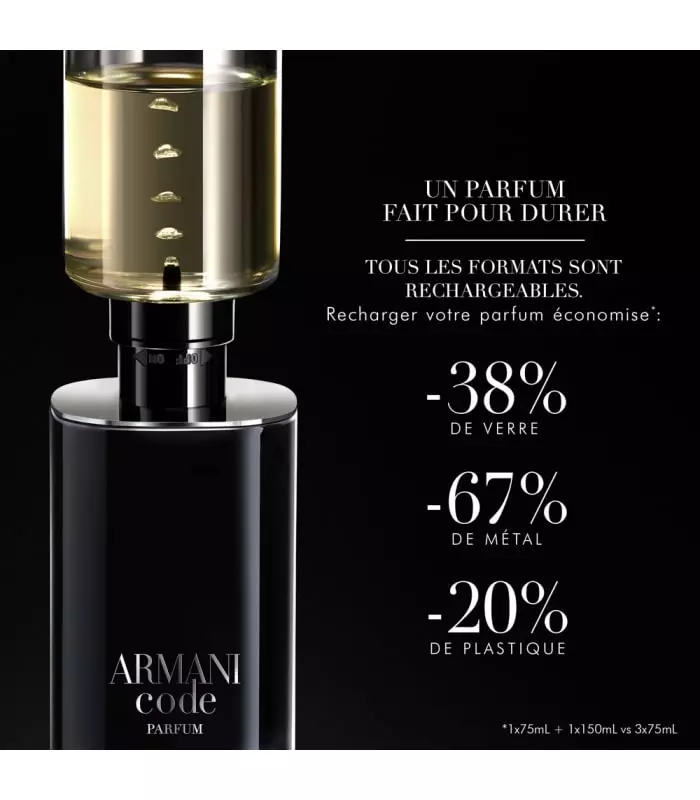 ARMANI CODE HOMME Parfum Vaporisateur Rechargeable