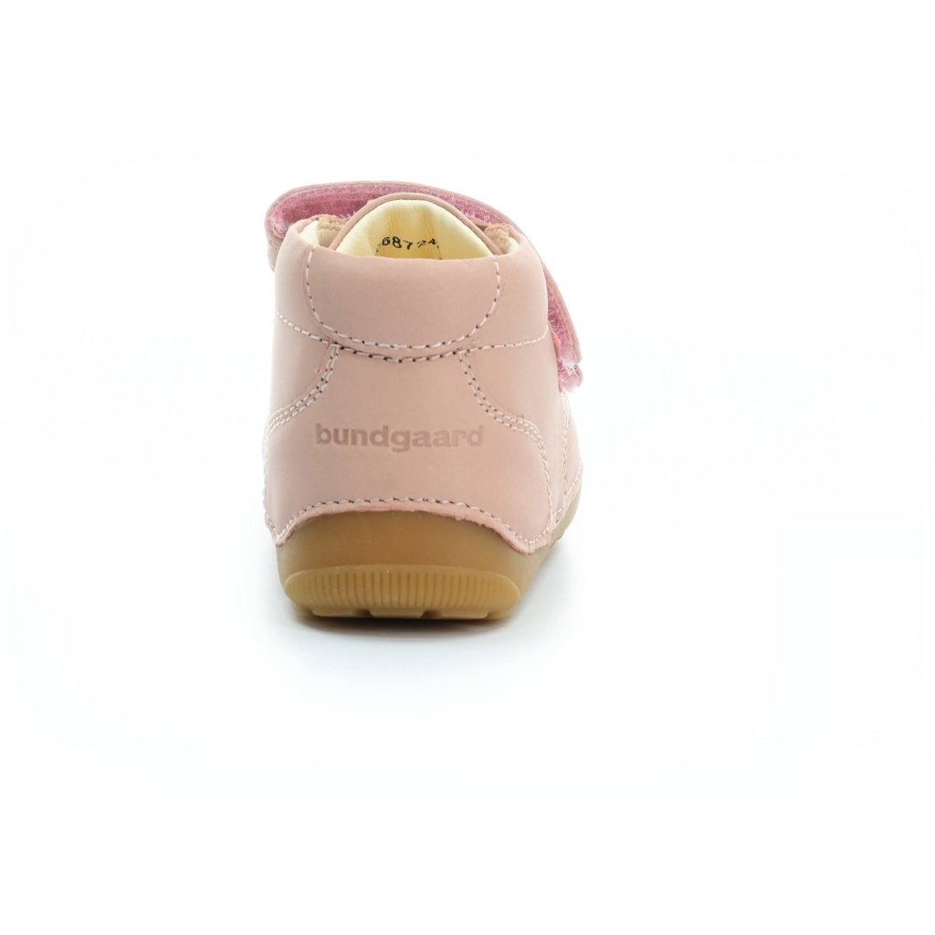 Bundgaard Petit Velcro Old Rose rosa Mid Cut Barfußschuhe