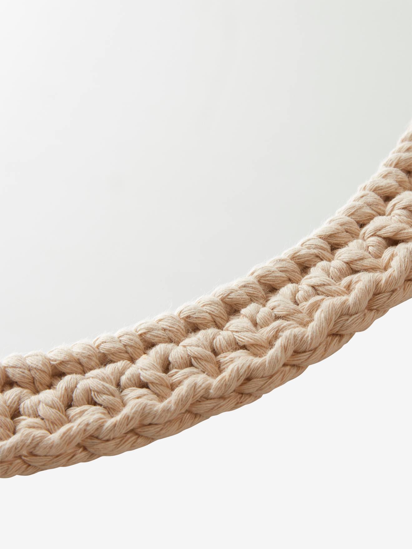 Vertbaudet Kinderzimmer Spiegel BÄR, gestrickt - beige