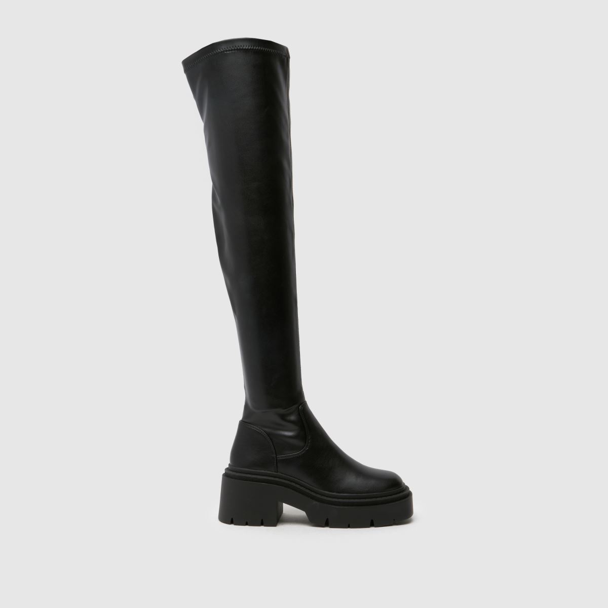 Schuh Dinnie térdig érő csizma fekete színben