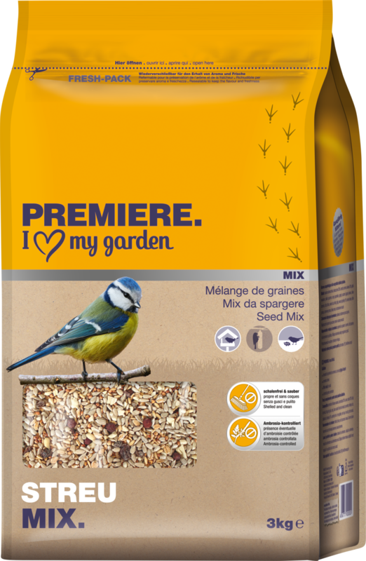 PREMIERE Wildvogelfutter PREMIERE Streu Mix 3 kg