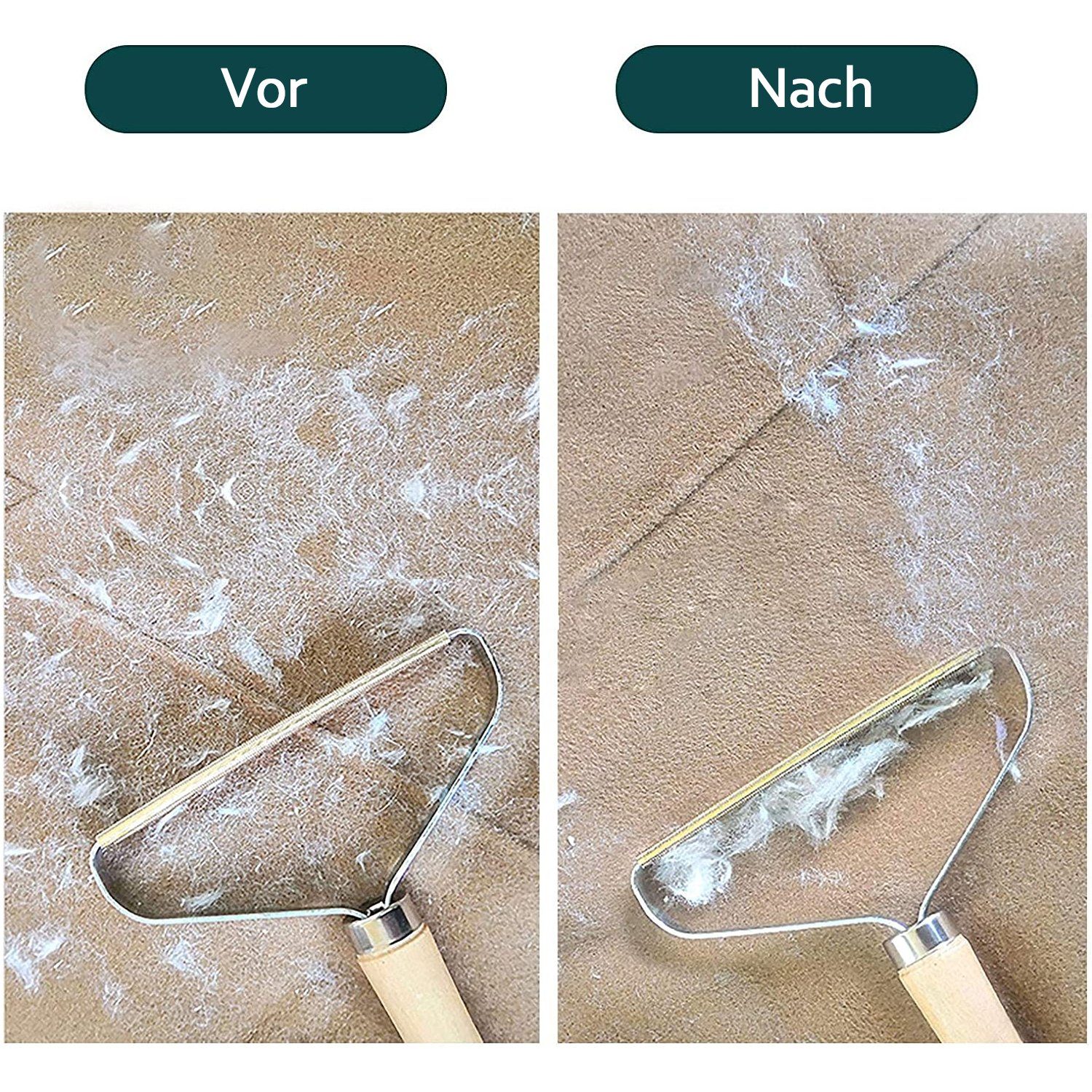 zggzerg Fusselrasierer 2 Stück Fusselrasierer, Tragbarer Fusselentferner, Magische Pfoten