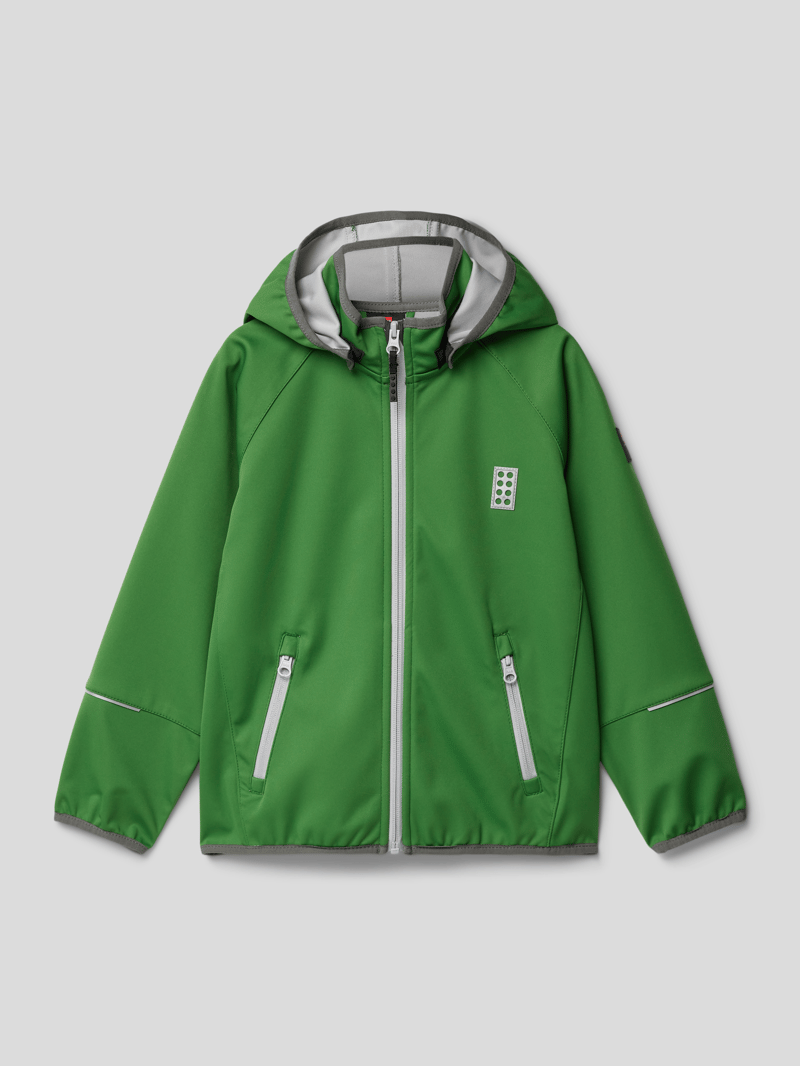 Softshell-Jacke mit abnehmbarer Kapuze Modell 'SEFRIT 200' in lindgrün