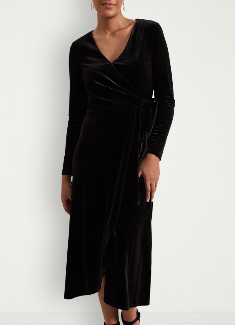 Phase Eight Petite Julia midi bársony ruha
