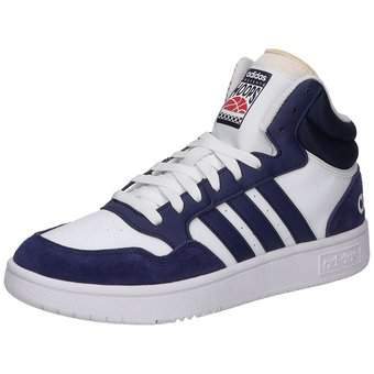 adidas Hoops 3.0 Mid Sneaker in weiß