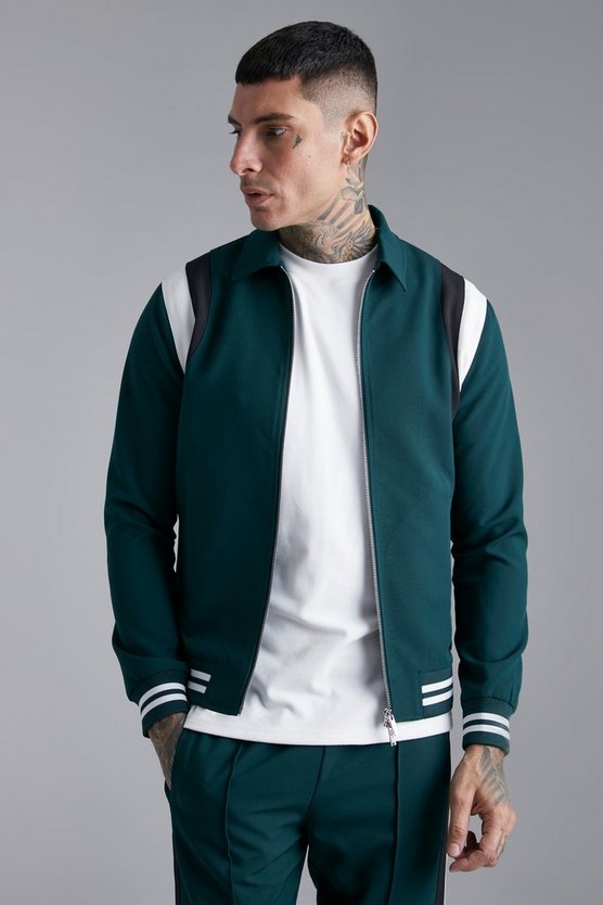 Bomberjacke mit Kragen