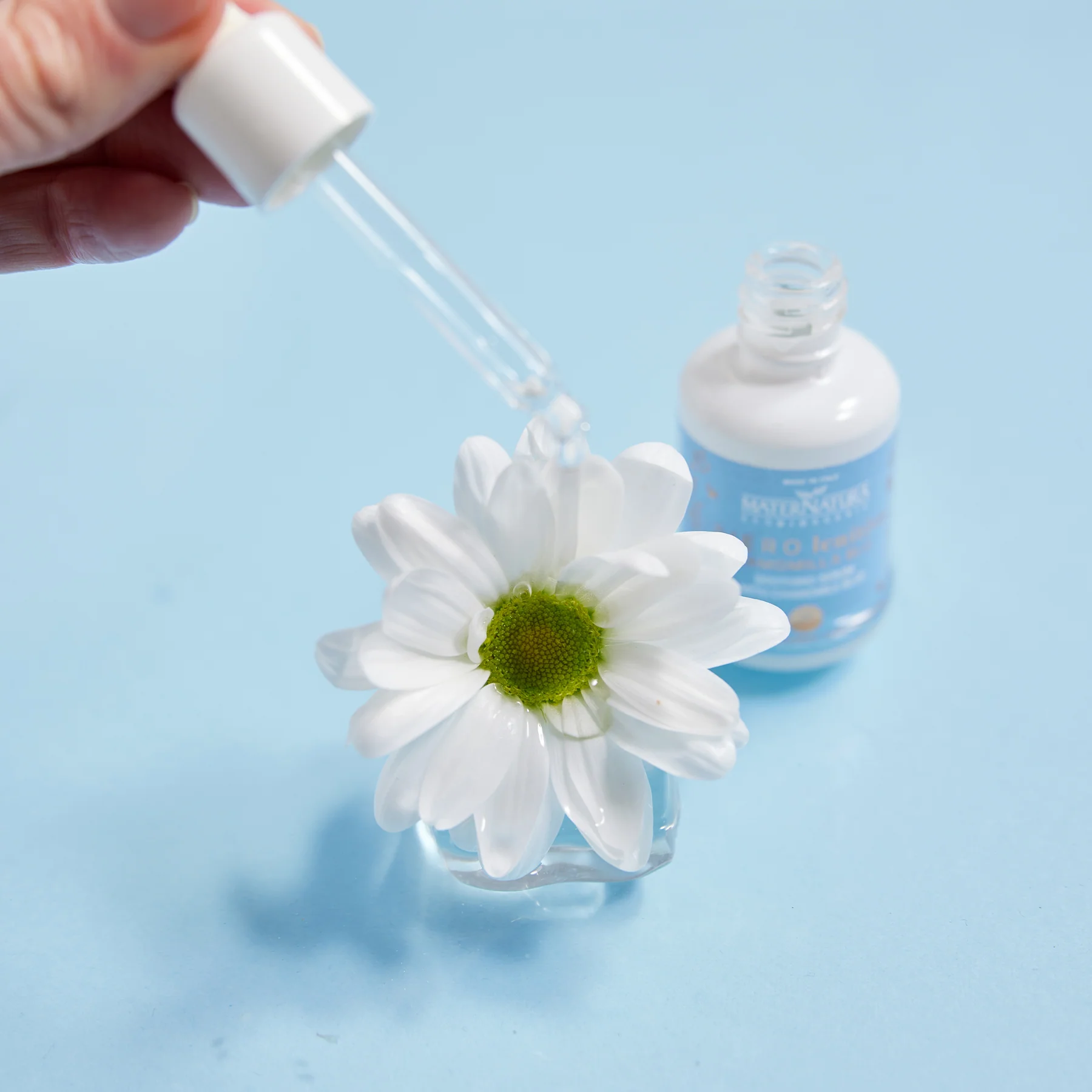 Styling og etterbehandling Blå kamille beroligende serum - Hårserum