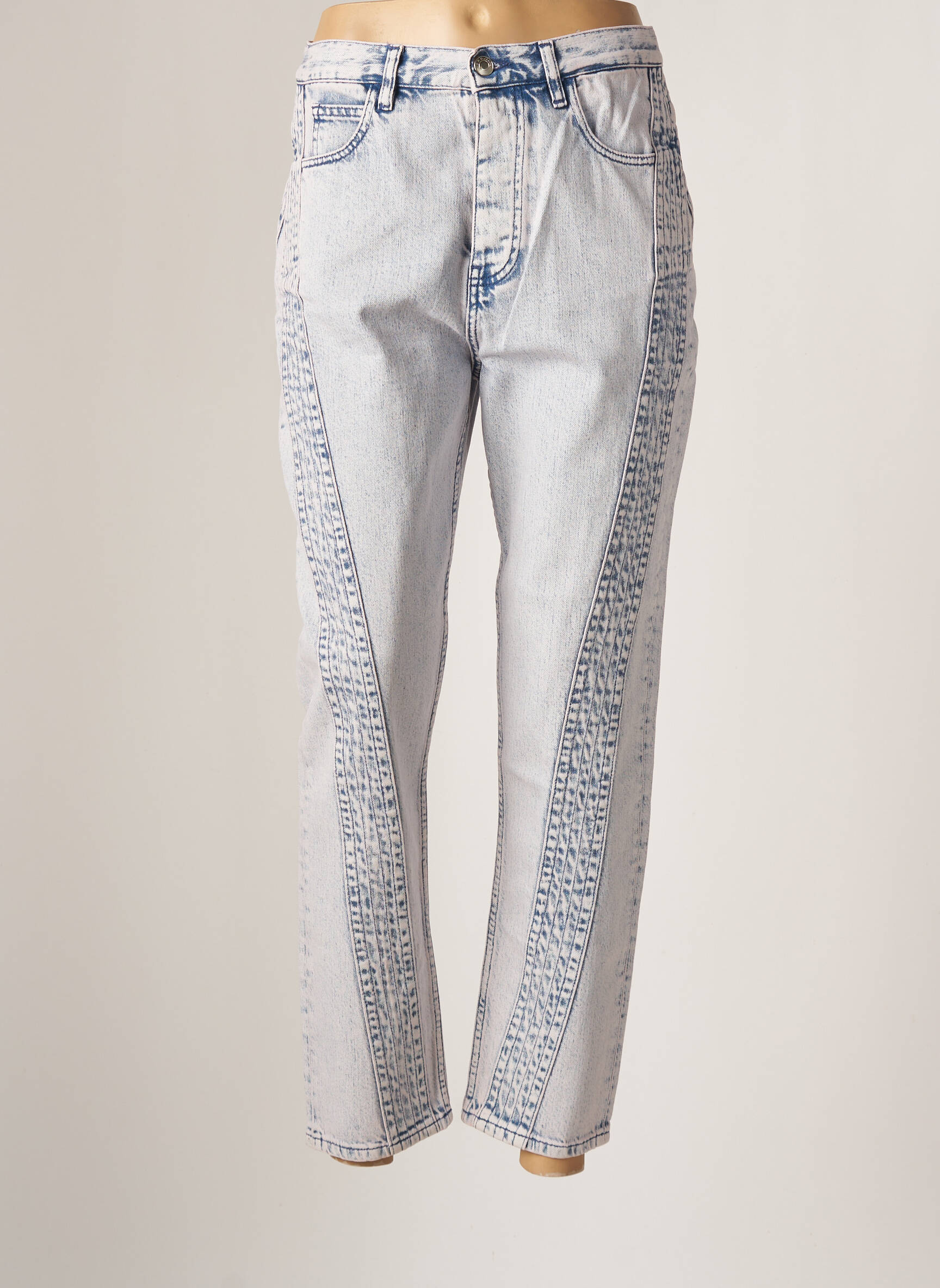 Iro Jean Mom Femme couleur bleu