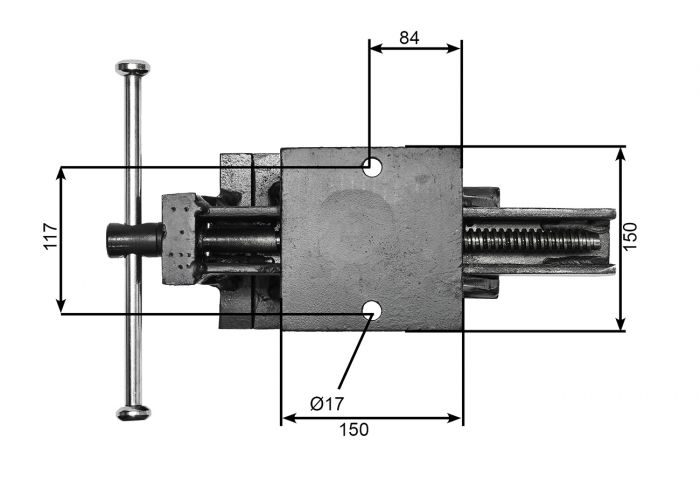 Wabeco 40104 Vise 150 mm