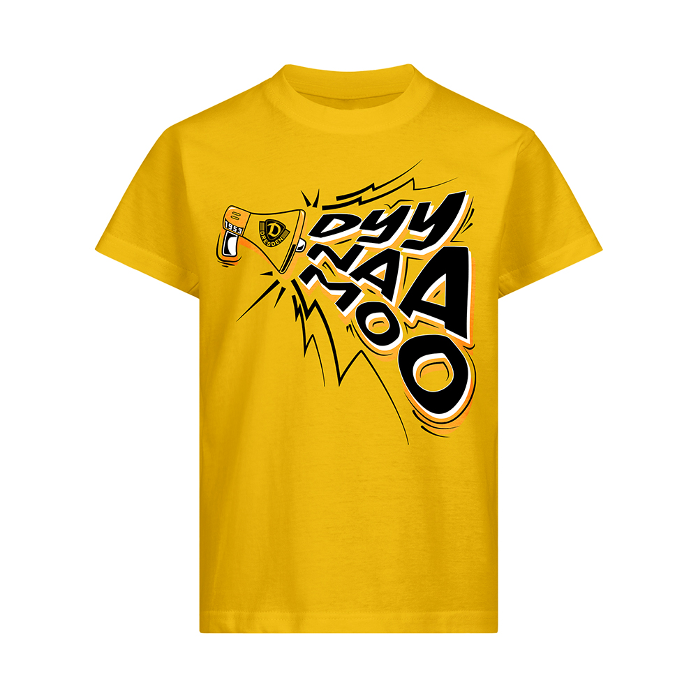 Kinder T-Shirt MEGAPHONE gelb